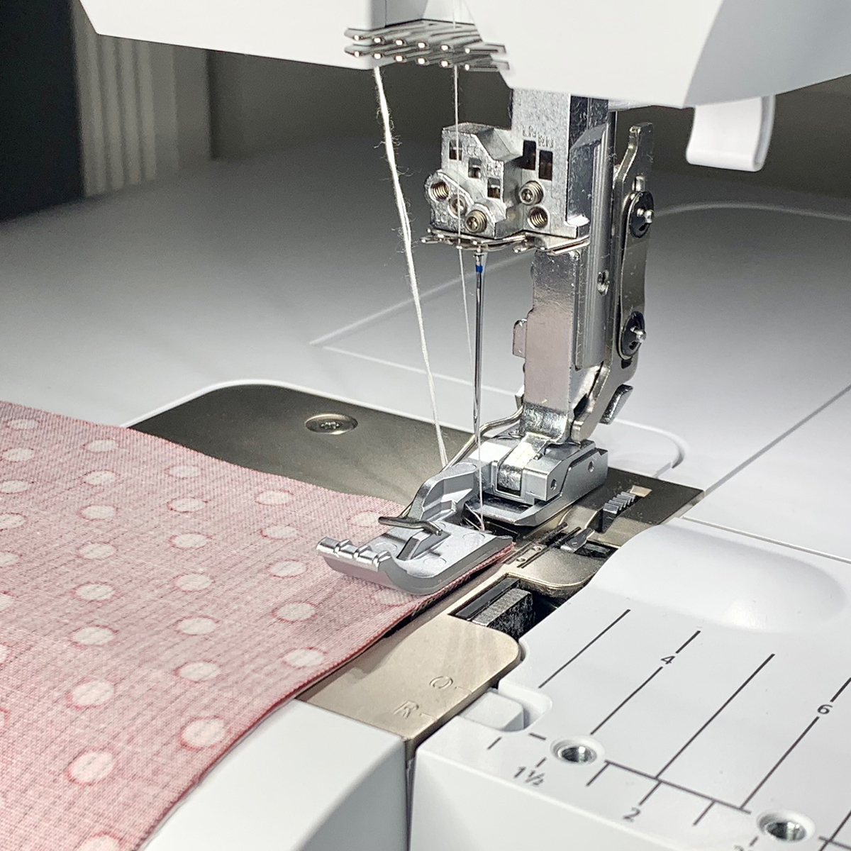 Serger_Baby_Quilt_#1_Post_13_fabric_placement_side_angle_BERNINA_WeAllSew_Blog_1200x1200px