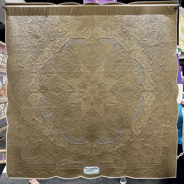 AQS Paducah Best of Show 2023 quilt back Margaret Solomon Gunn
