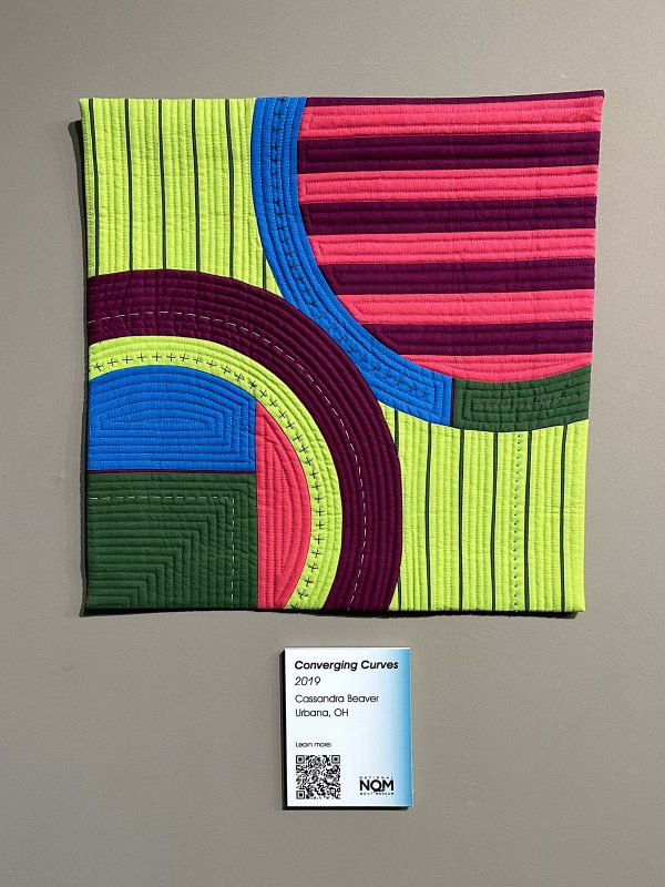 National Quilt Museum Converging Curves