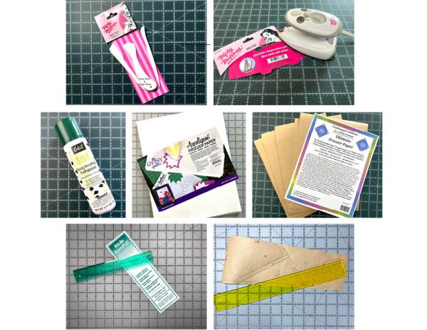 Freezer Paper Piecing Tutorial - Crooked Little House-Materials