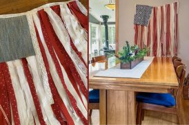 Scrap Fabric American Flag