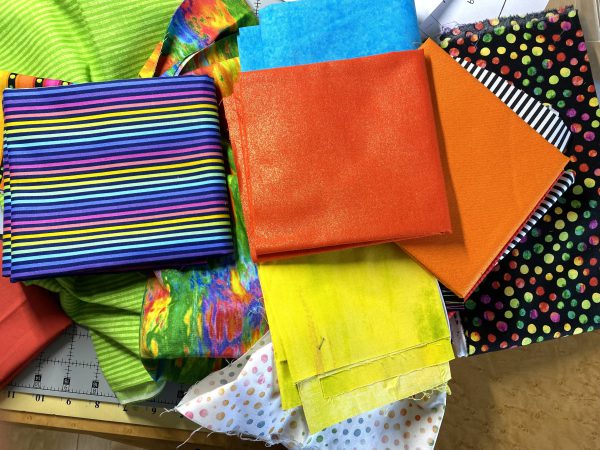 Freezer Paper Piecing Tutorial - Crooked Little House - Fabric Selection 