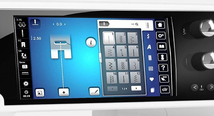 BERNINA 790 Display Navigation We all Sew Blog