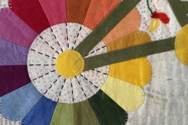 Doable Dresden, Part Two Attaching Dresden to Background Fabric_featured