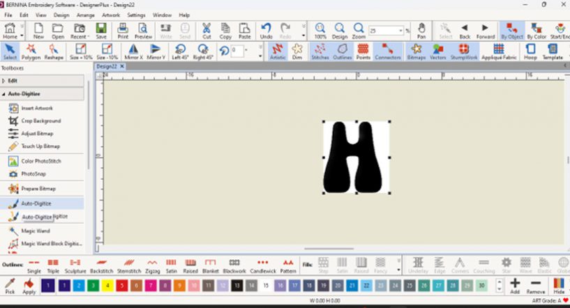 Digitizing Letters in BERNINA Designer Plus Software_featured