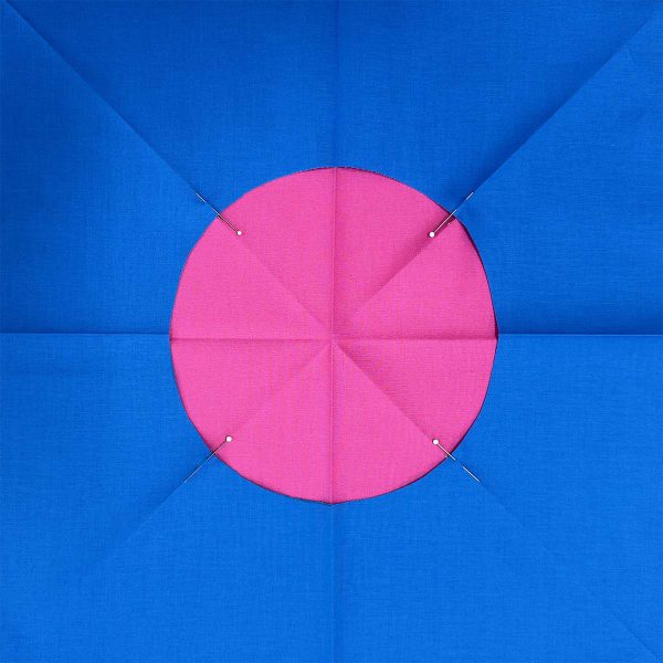 Piecing Full Circles-Preparing to Pin