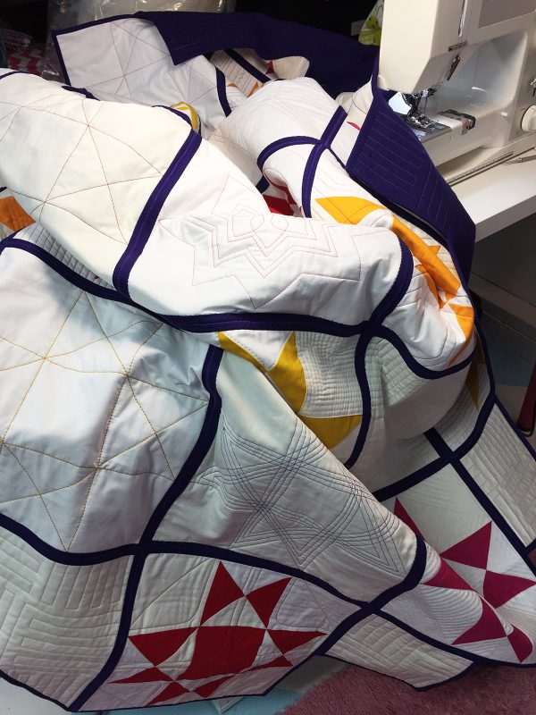 Potholder Quilts- Assembling the Blocks