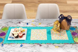 cupcake table runner