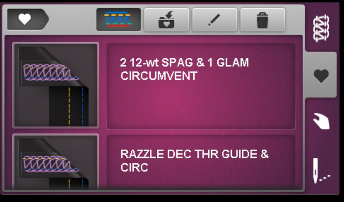 Display screen on the L 890