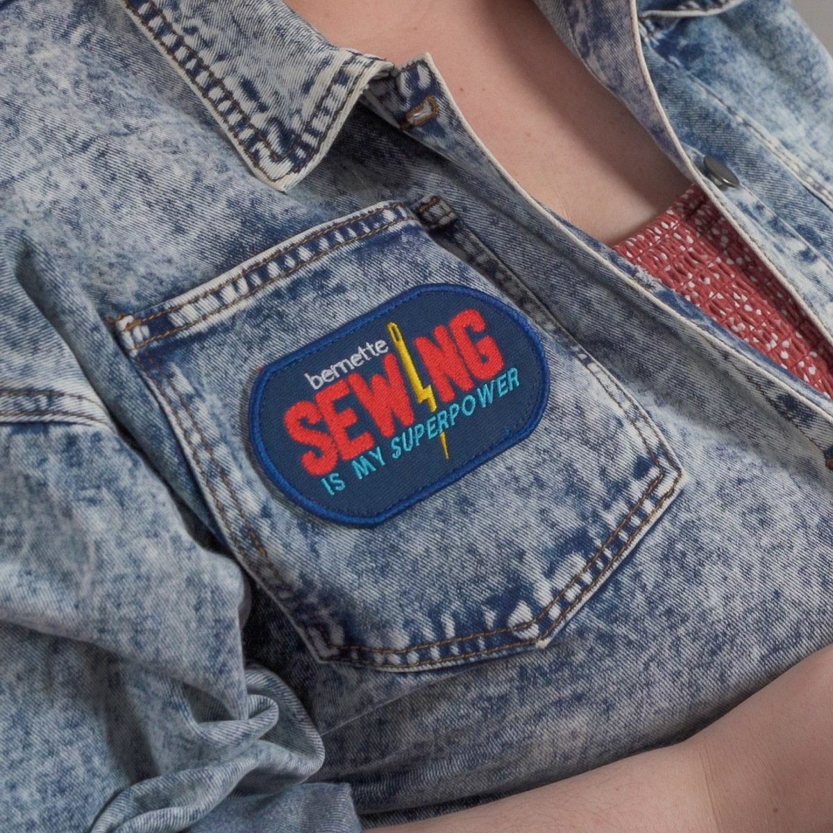 Machine Embroidered Iron-on Patch