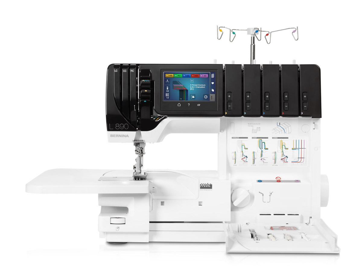 BERNINA L 890 machine on a white background