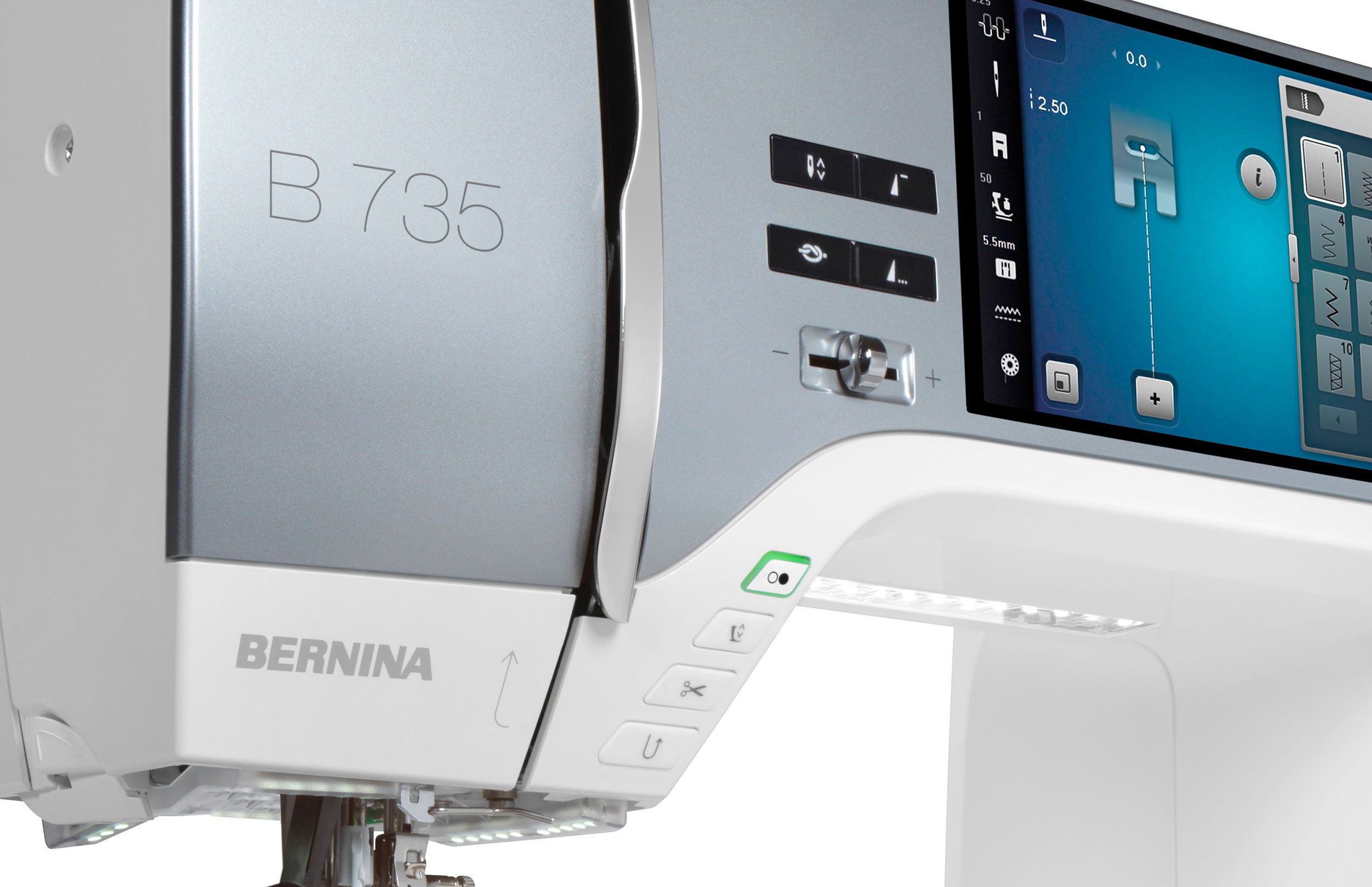 Buttons on the B 735