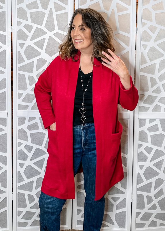 knit cardi