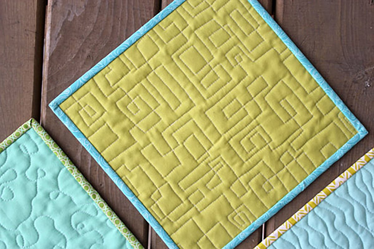 Boxy Meander quilting