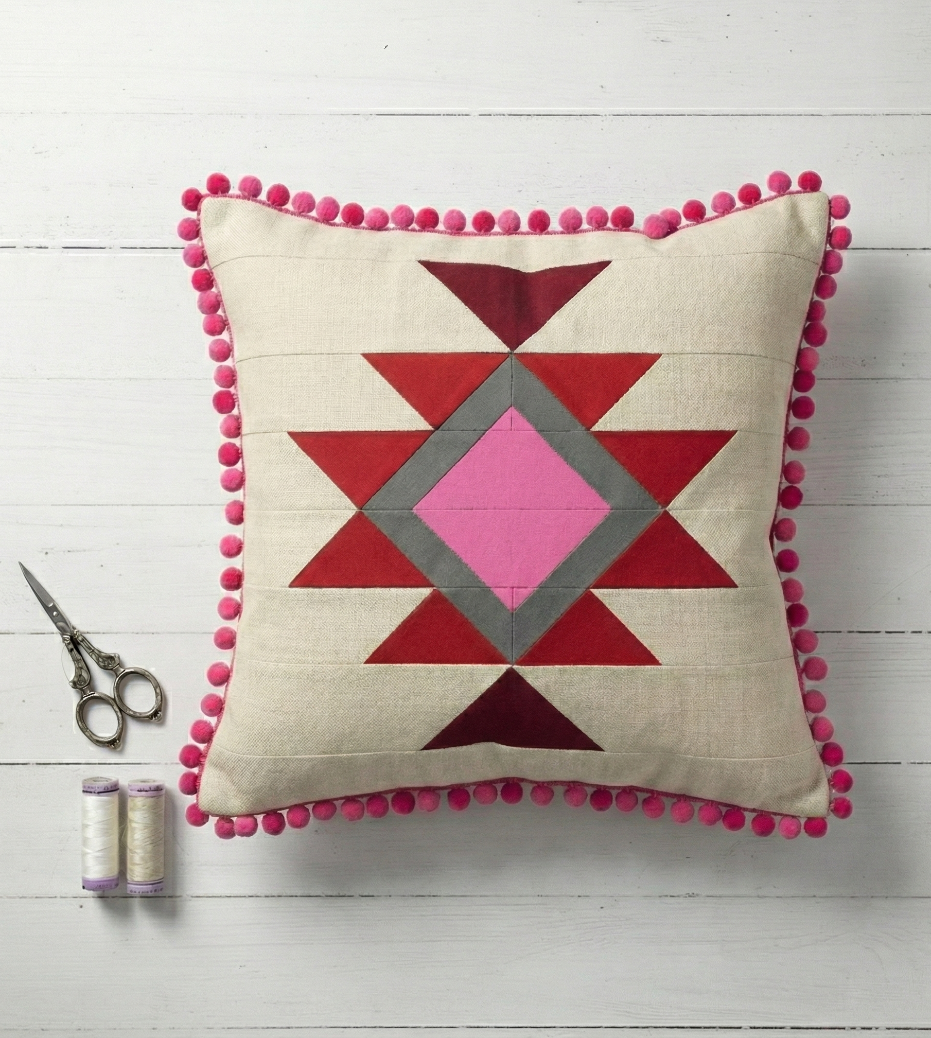 Aztek quilt block pattern-Desert peaks- by Joe June and Mae 