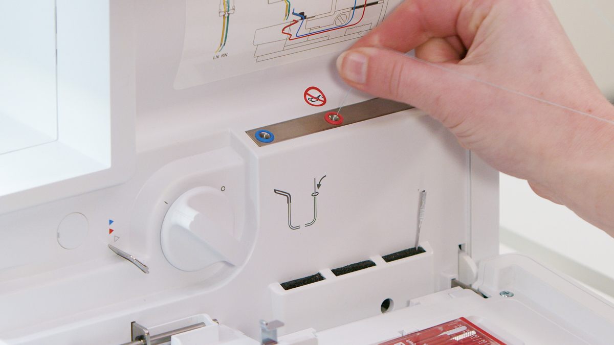 Air threading serger loopers