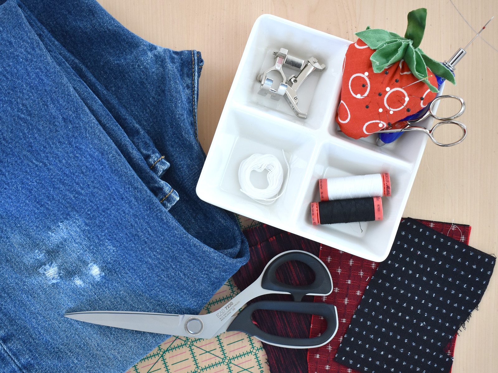 Sashiko Look Stitch at WeAllSew