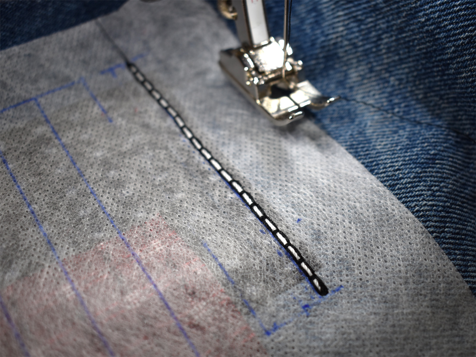 Sashiko Look Stitch at WeAllSew