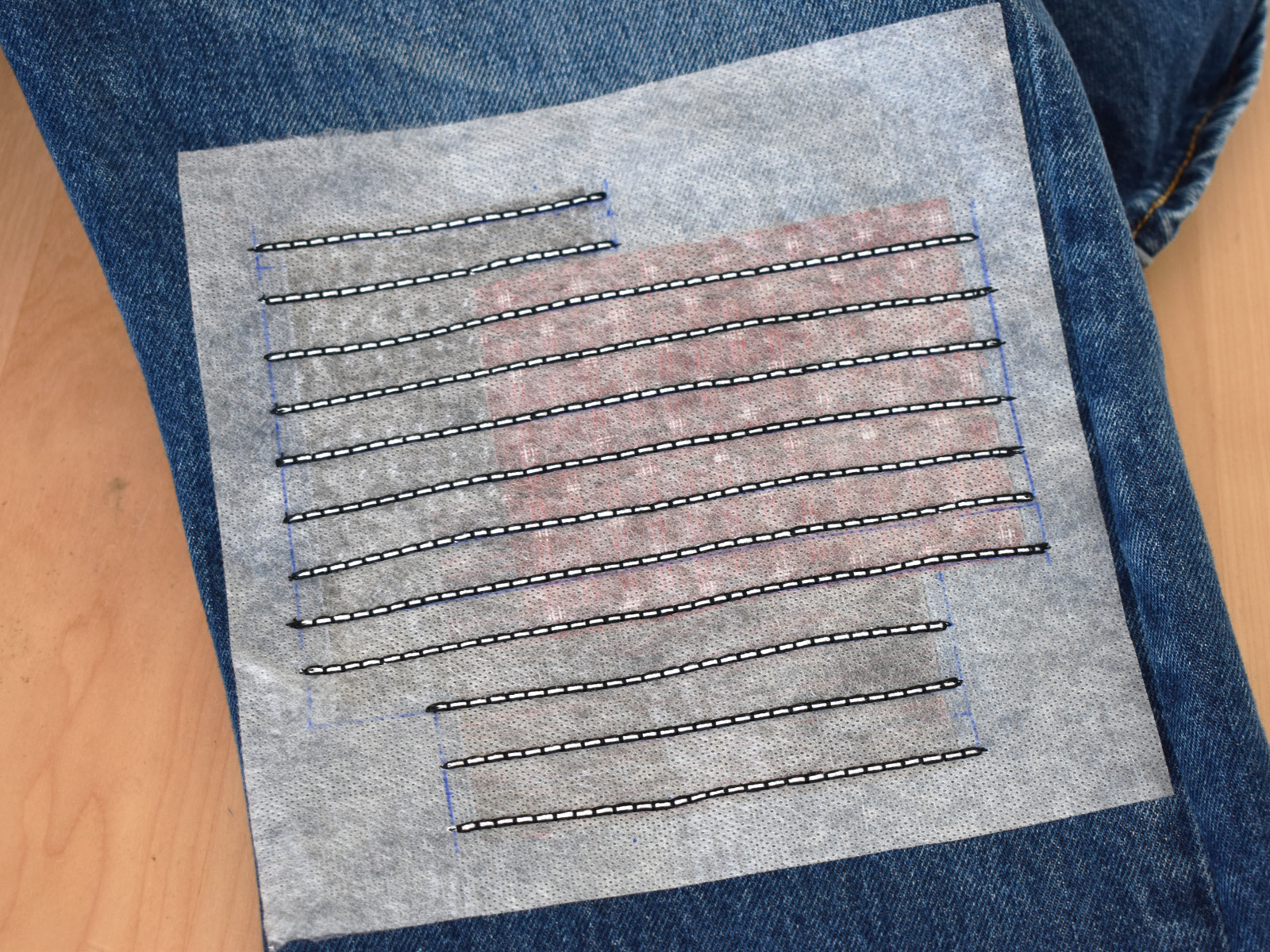 Sashiko Look Stitch at WeAllSew