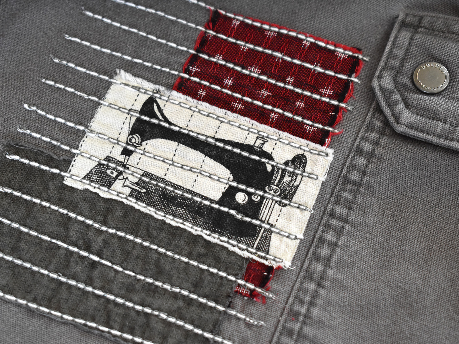 Sashiko Look Stitch at WeAllSew