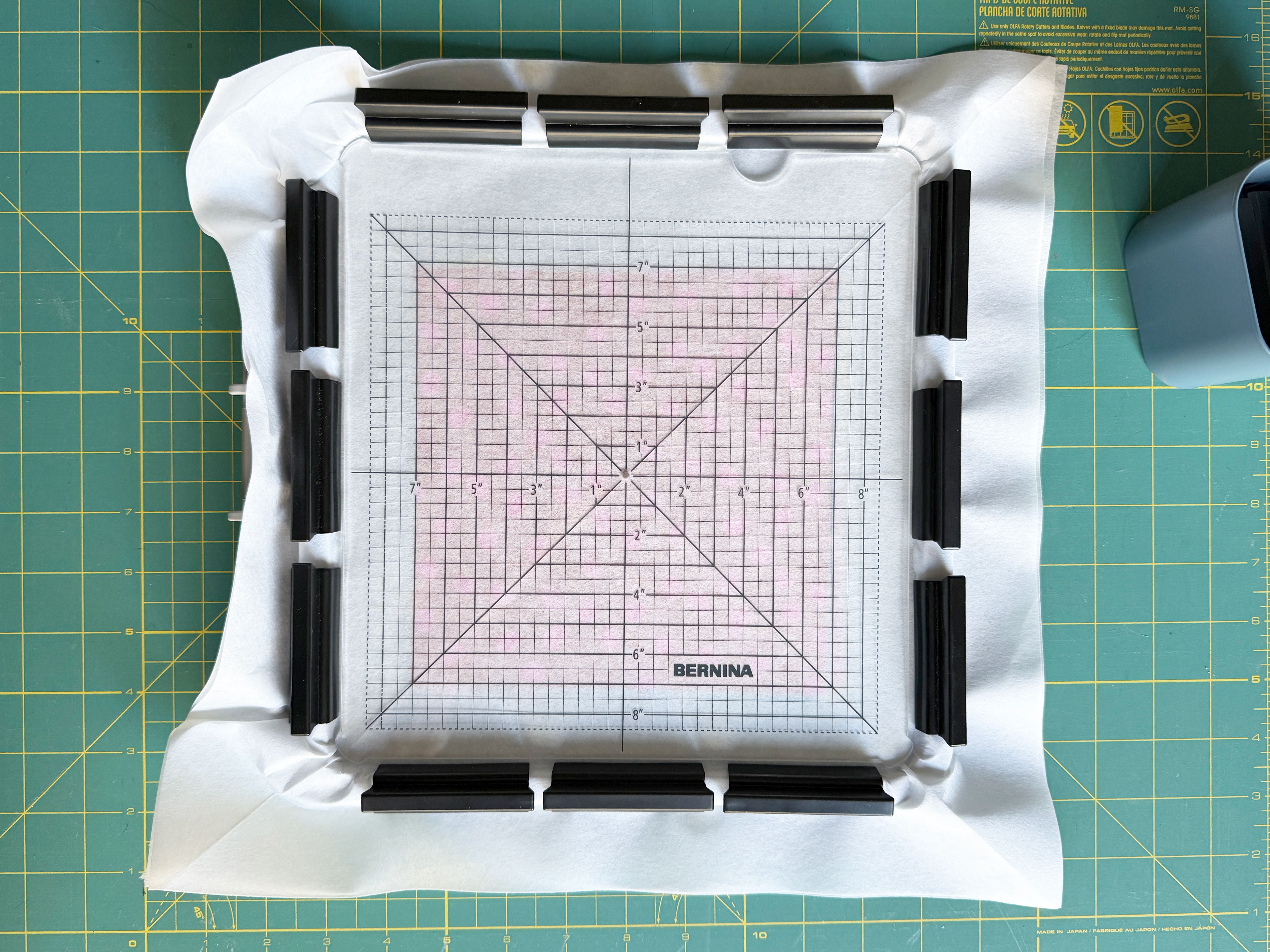 Hooped in the medium clamp hoop