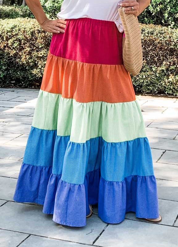 summer maxi skirt